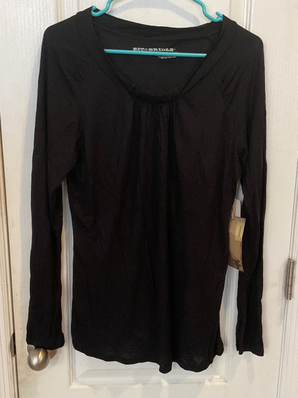 Bit & Bridle Black Long Sleeve T-Shirt - Large - NWT
